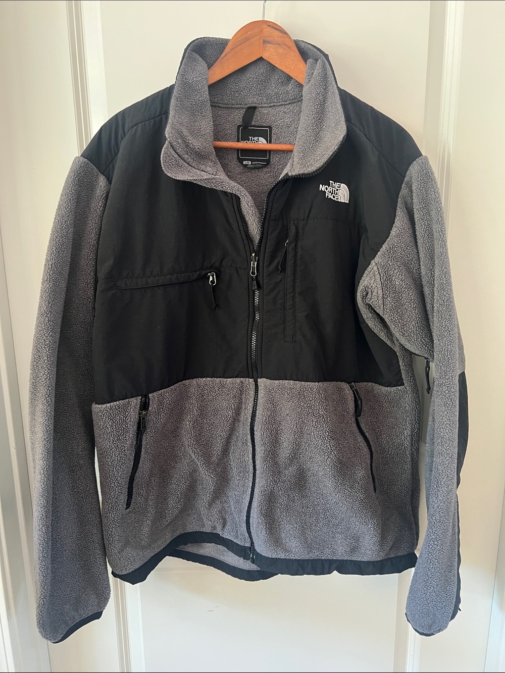 The North Face Men’s Black and Gray Fleece Jacket